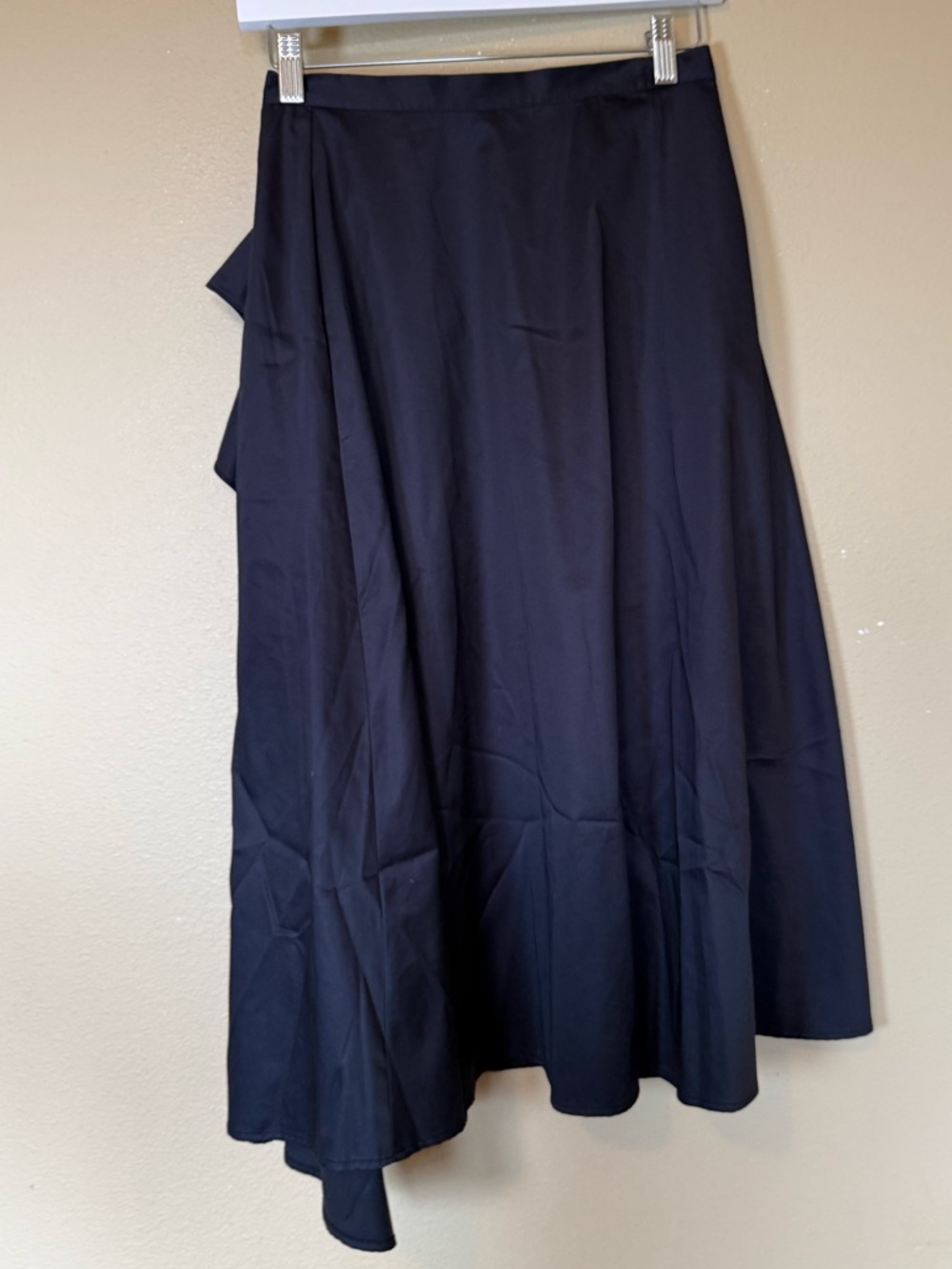 TOME NYC Size 2 - Small Black Ruffle Wrap Midi Circle Skirt Retail $225 - Picture 4 of 7